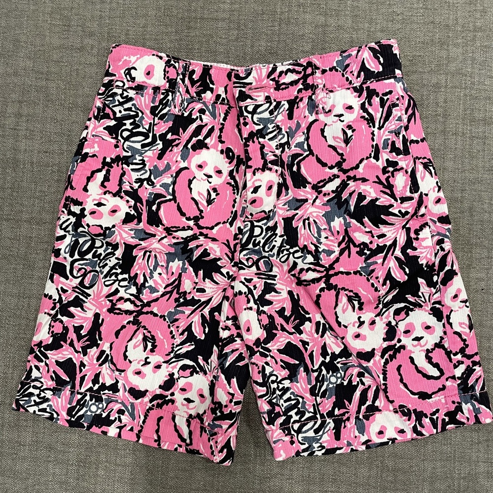Lilly Pulitzer Boys Shorts Pink Hangin With My Boo